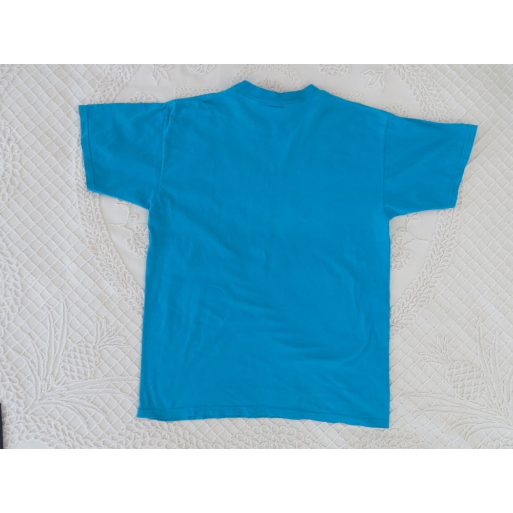 Vintage Lee Heavy Weight Cotton USA Made Easthams Three Sisters Lighthouse Tee L - Picture 7 of 7